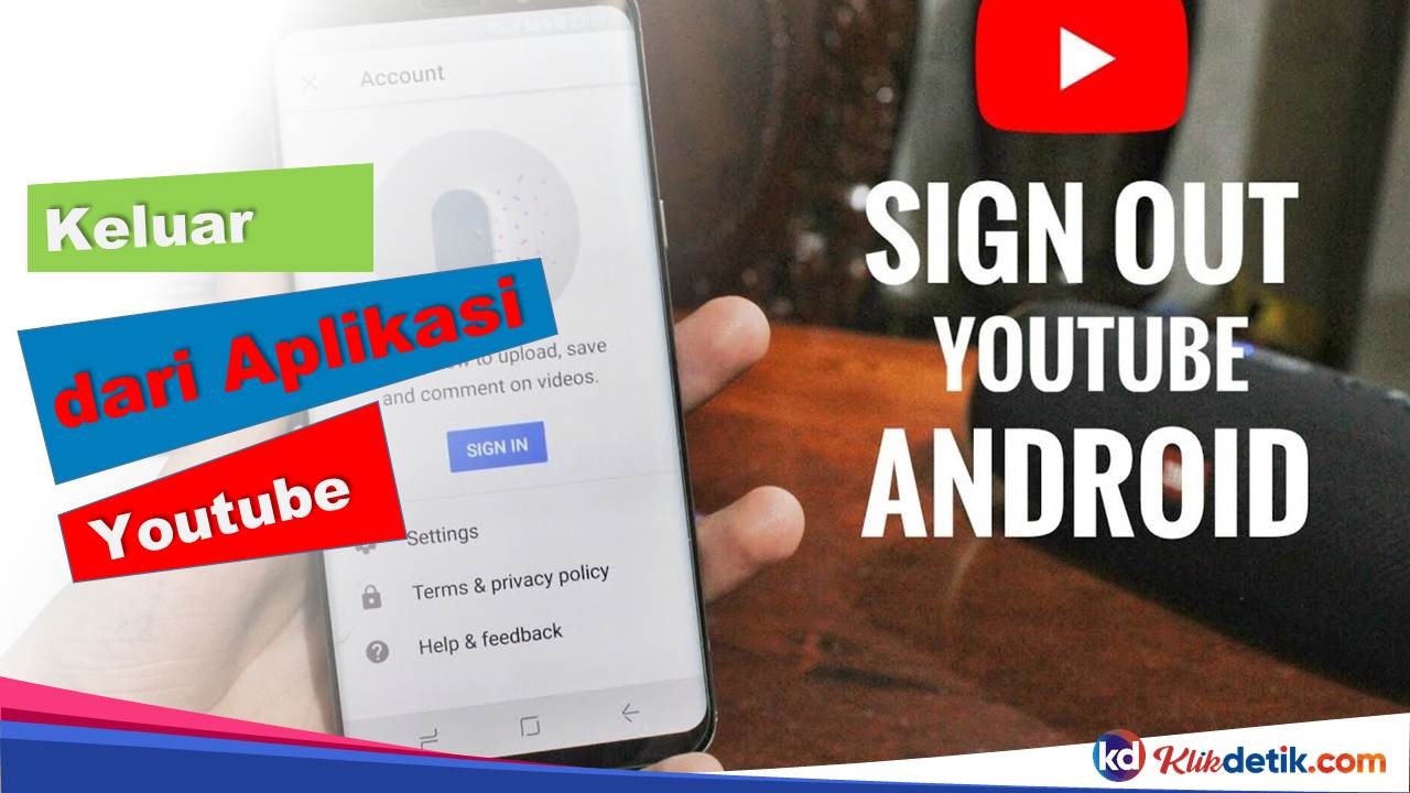 Keluar dari Aplikasi Youtube