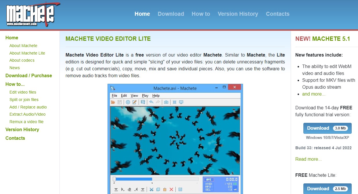 Machete Video Editor Lite