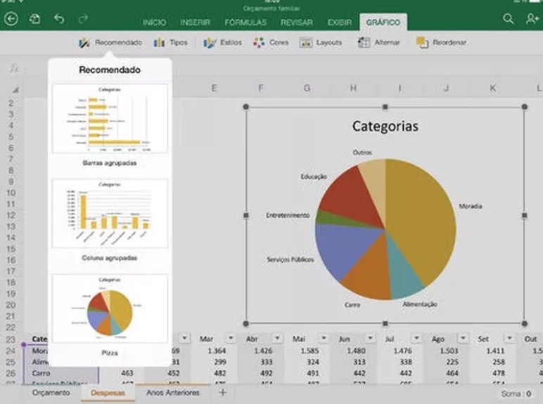 Microsoft Excel merupakan aplikasi dengan grafik