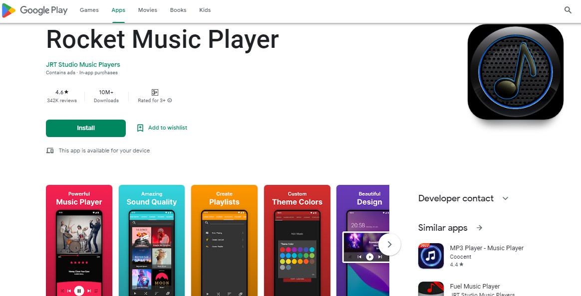 Rocket Music Player