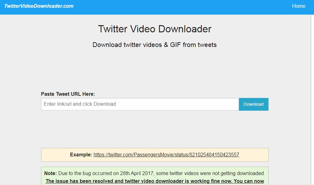 Twitter Video Downloader