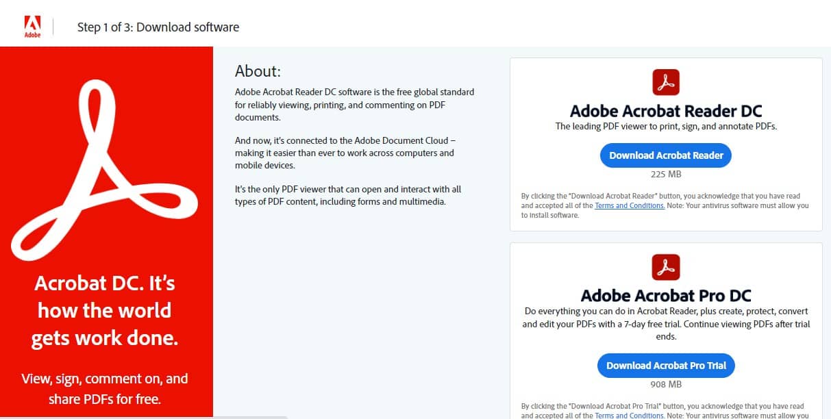 Adobe Acrobat Reader DC