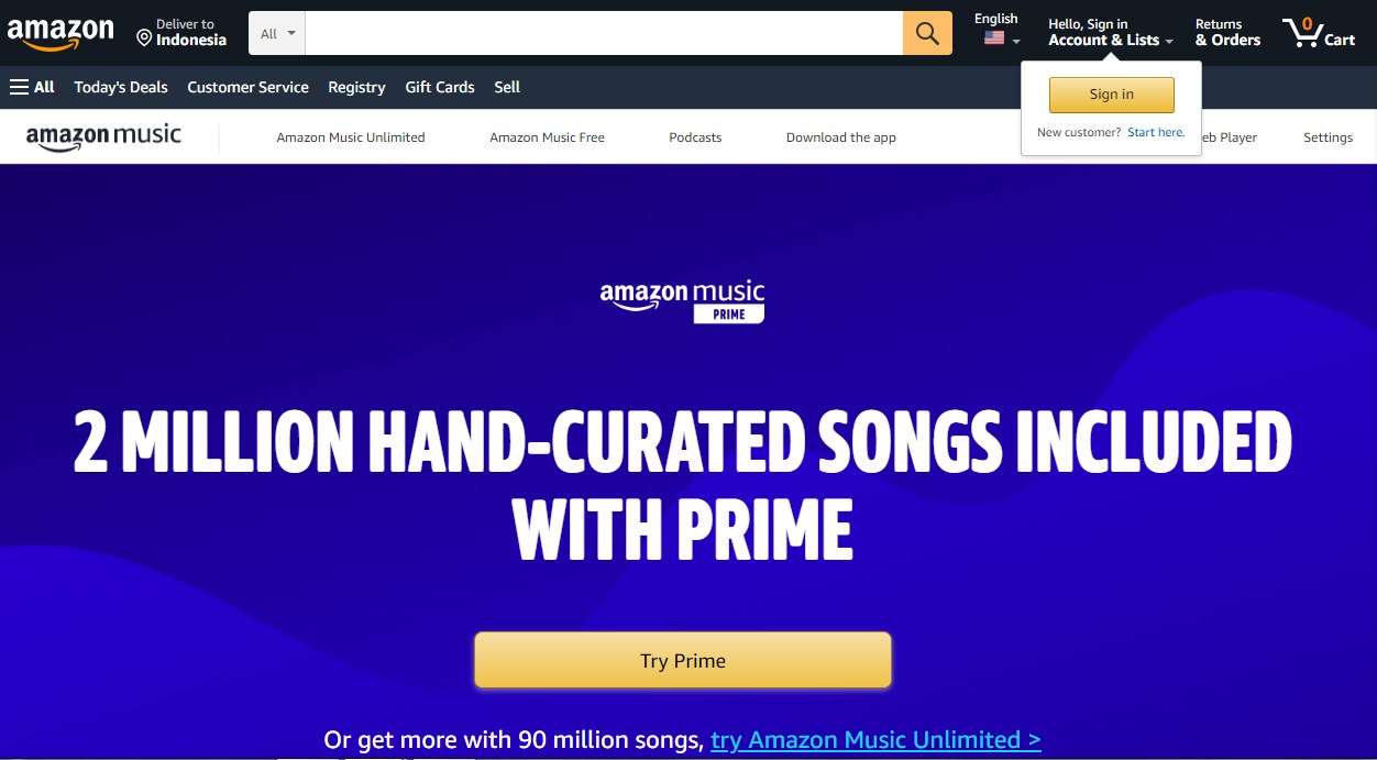 Amazon Music Prime