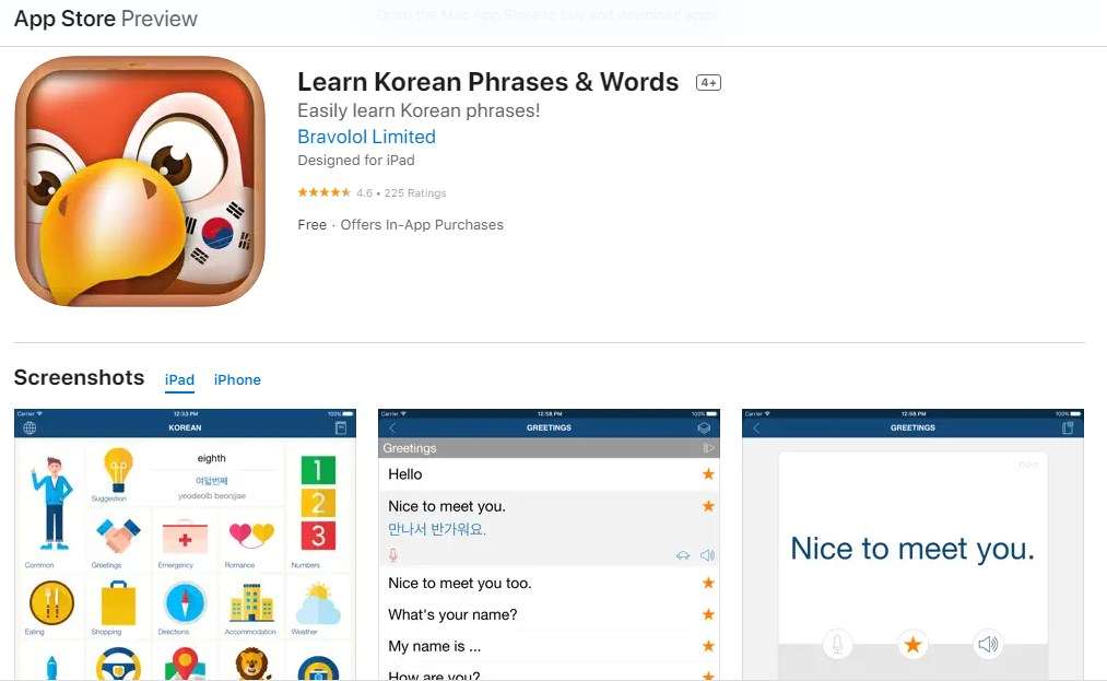 Aplikasi Belajar Bahasa Korea Learn Korean