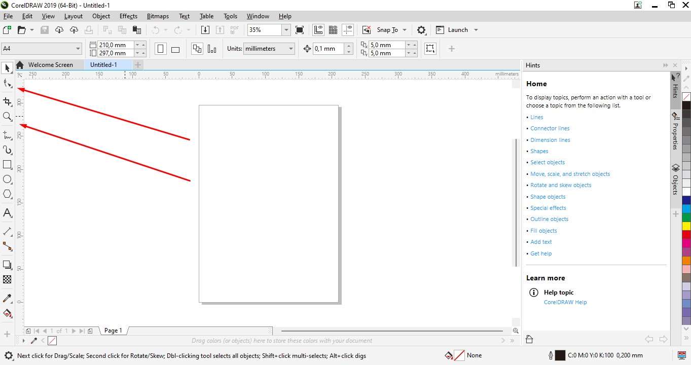 Aplikasi Corel Draw Corel Depan