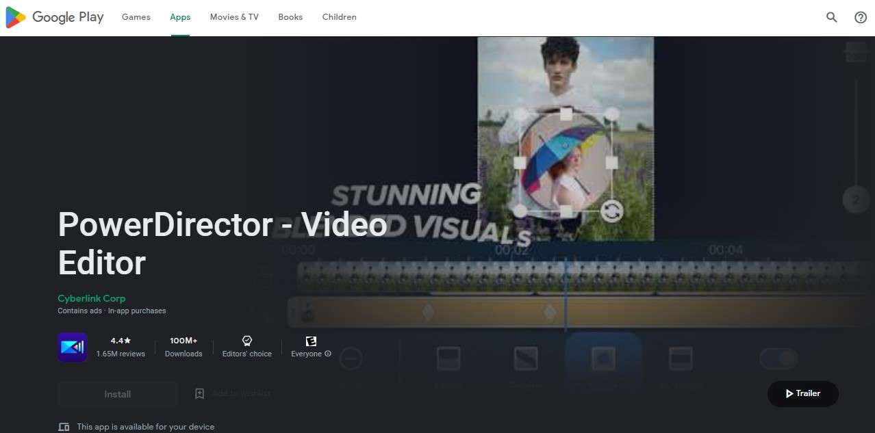 Aplikasi Edit Video Android Power Director Video Editor