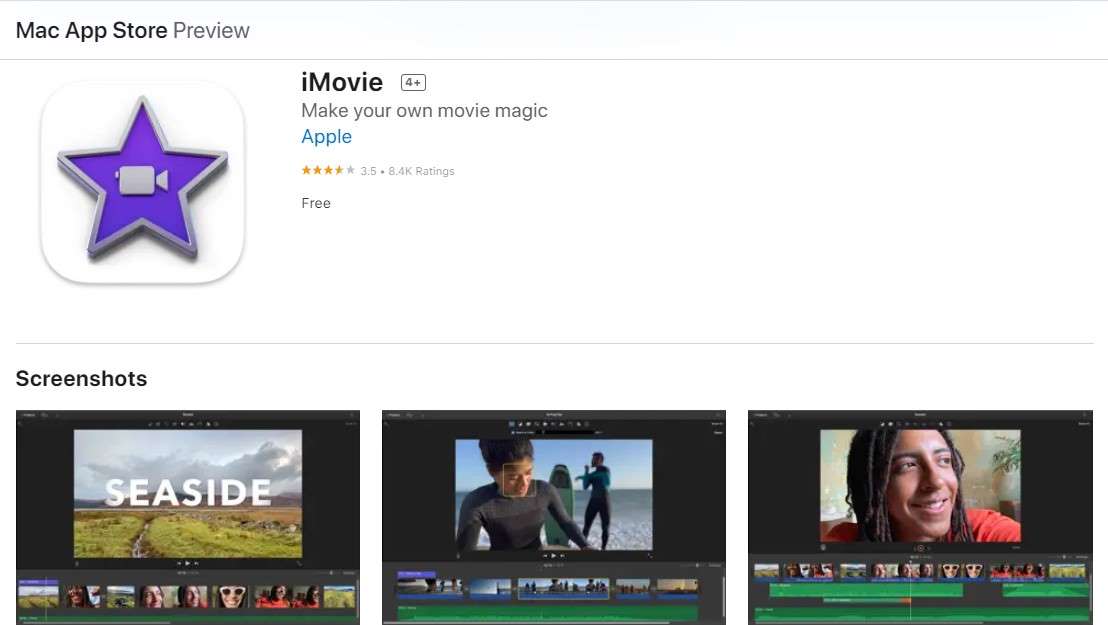 Aplikasi Edit Video Android iMovie