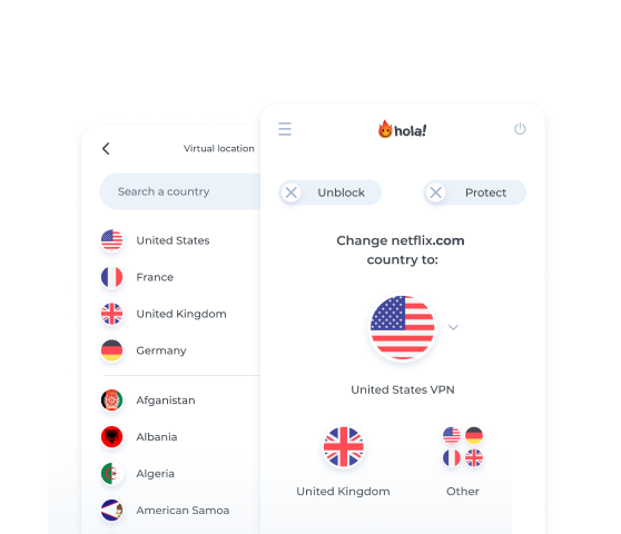 Aplikasi Hola VPN Lokasi