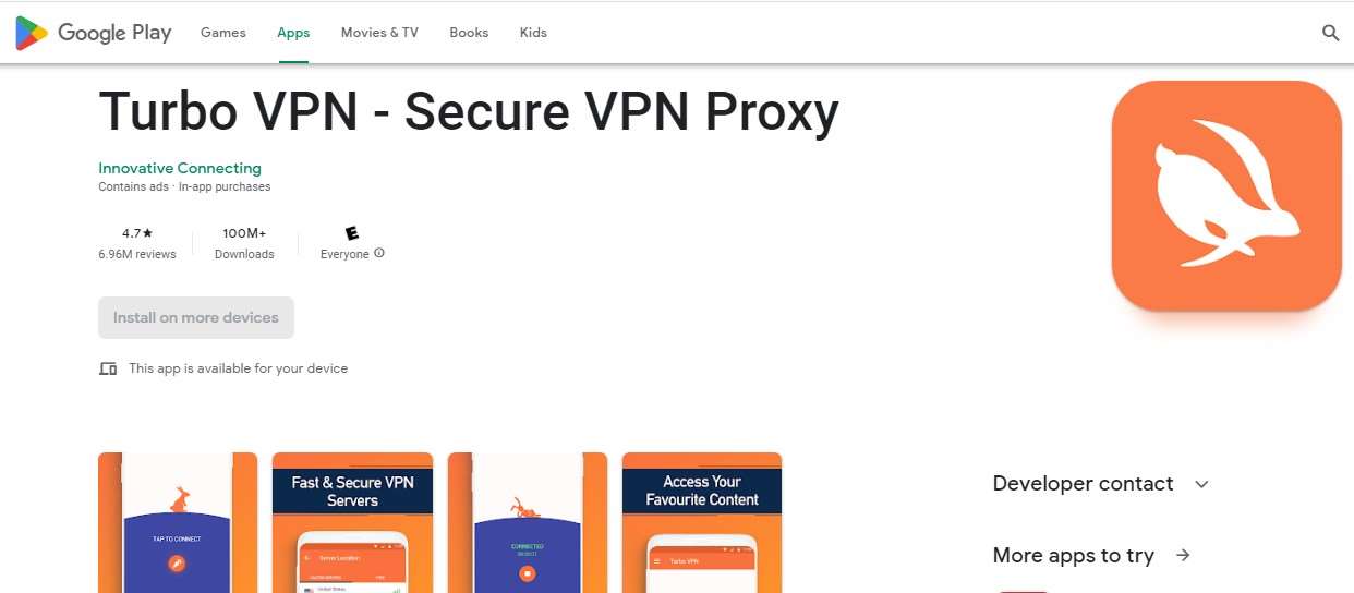 Aplikasi VPN Turbo Turbo VPN Android