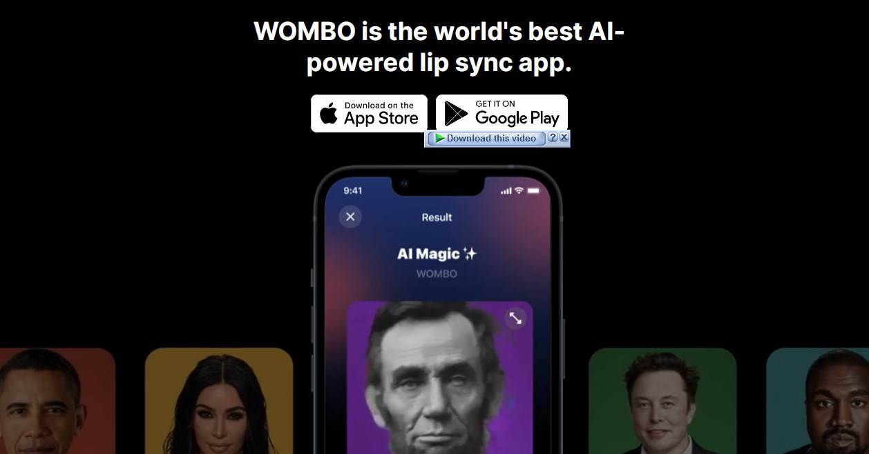 Aplikasi Wombo AI