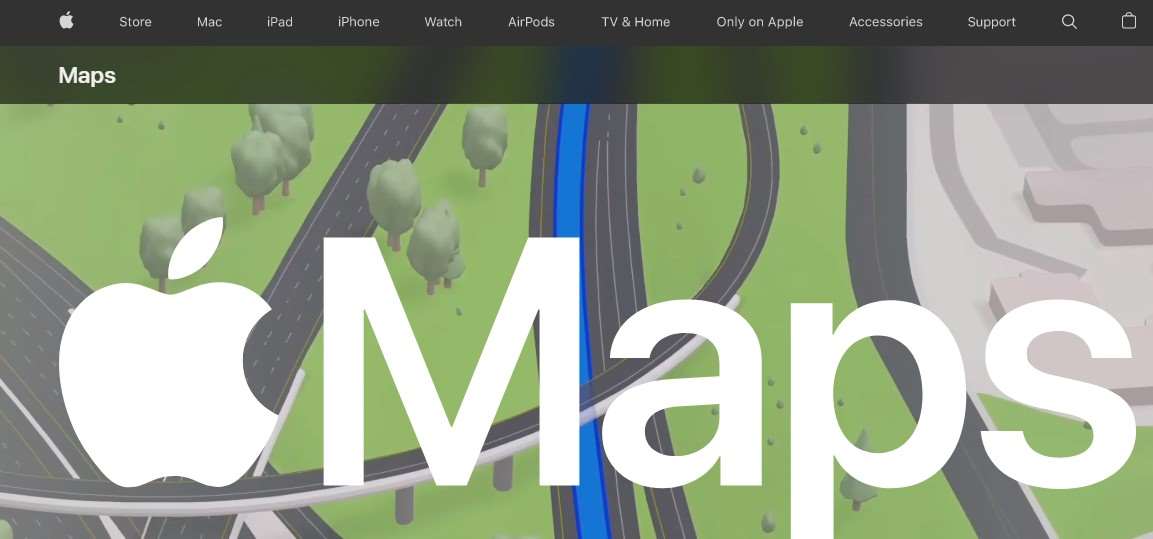 Aplikasi maps terbaik Apple Maps