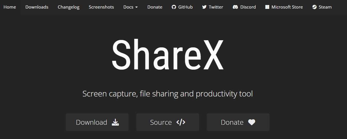 Aplikasi screenshot laptop ShareX
