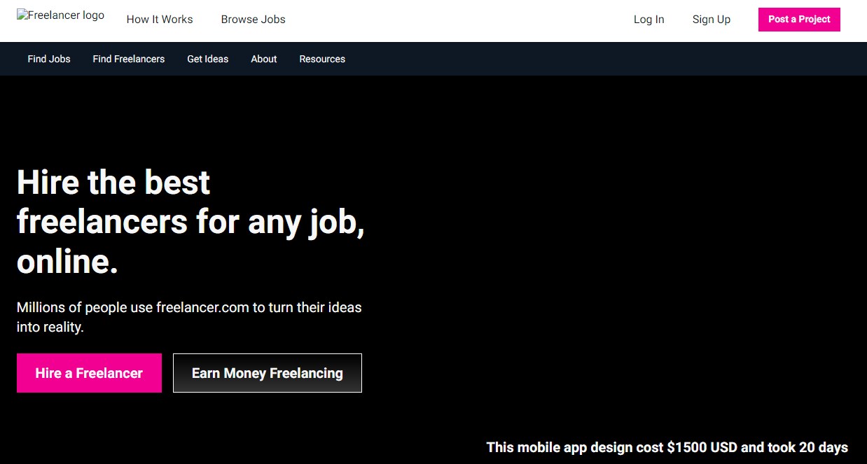 Cara Dapat Uang dari Aplikasi Freelancer.com