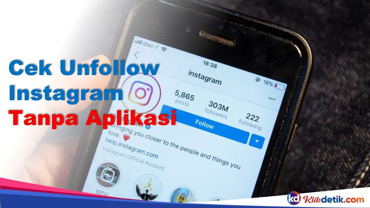 Cek Unfollow Instagram Tanpa Aplikasi