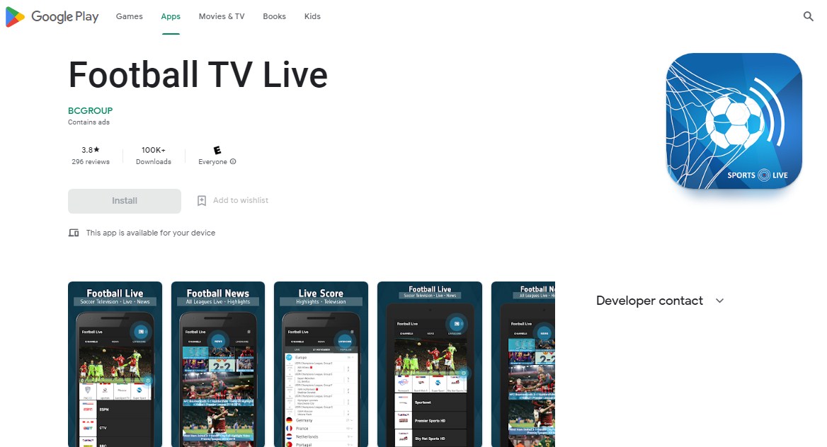 Football TV Live