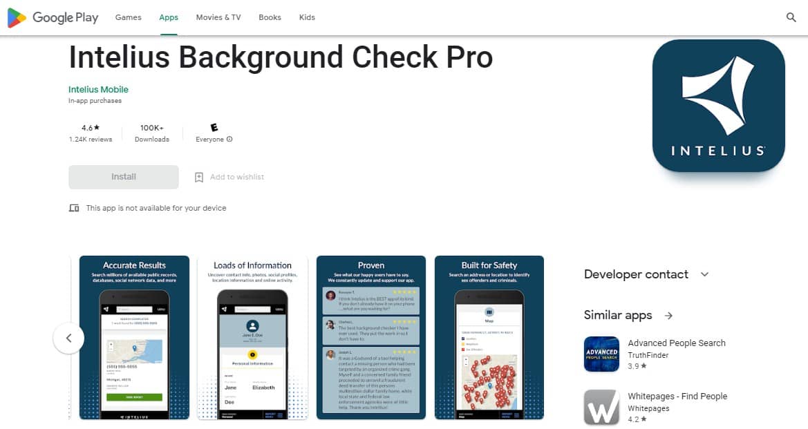 Intelius Background Check Pro