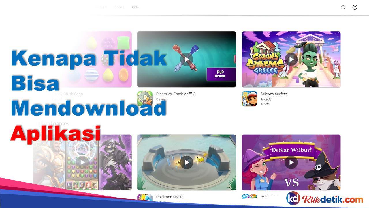 Kenapa Tidak Bisa Mendownload Aplikasi