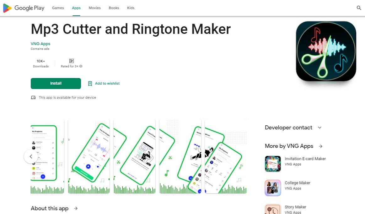 Mp3 Cutter and Ringtone Maker