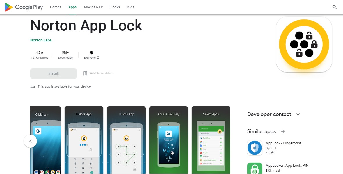 Norton App Lock