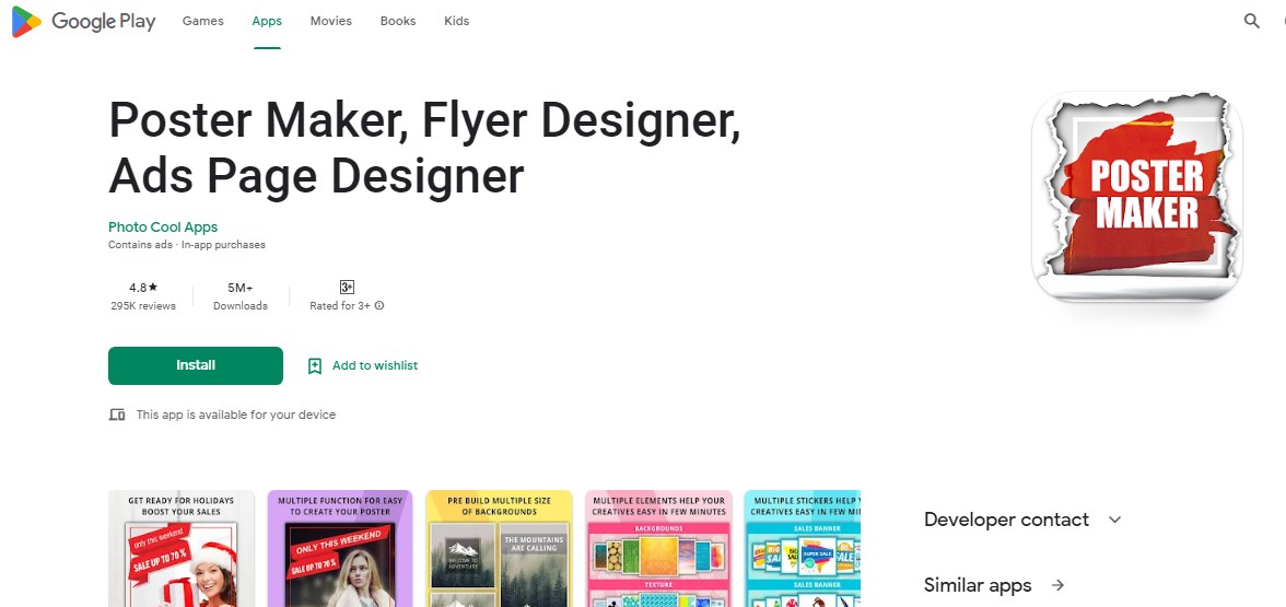 Poster Maker Flyer Designer Ads Page Designer