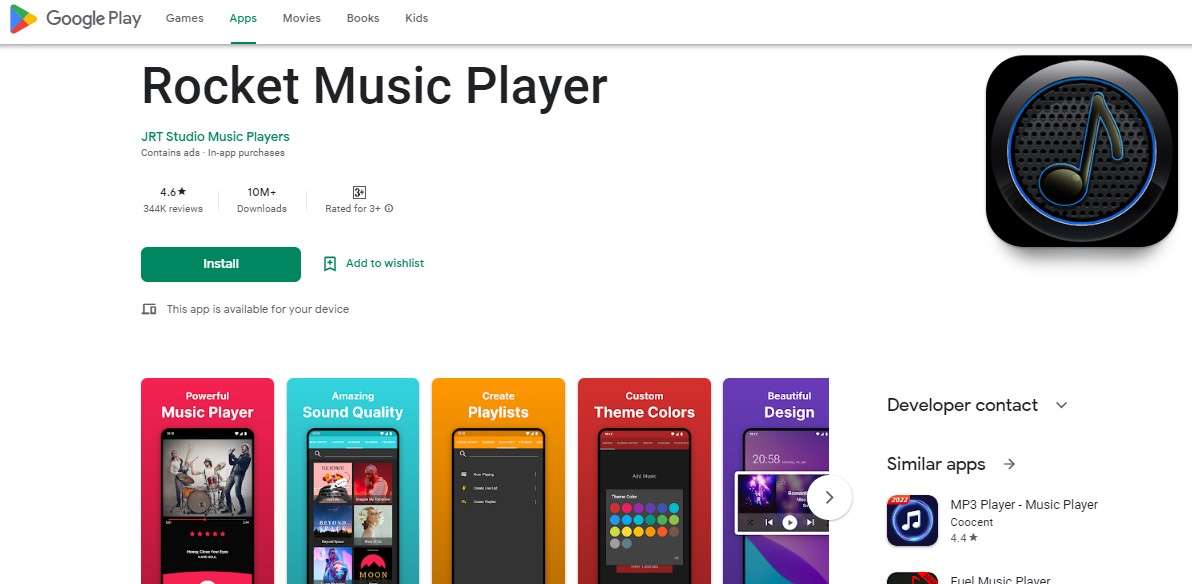 Rocket Music Player