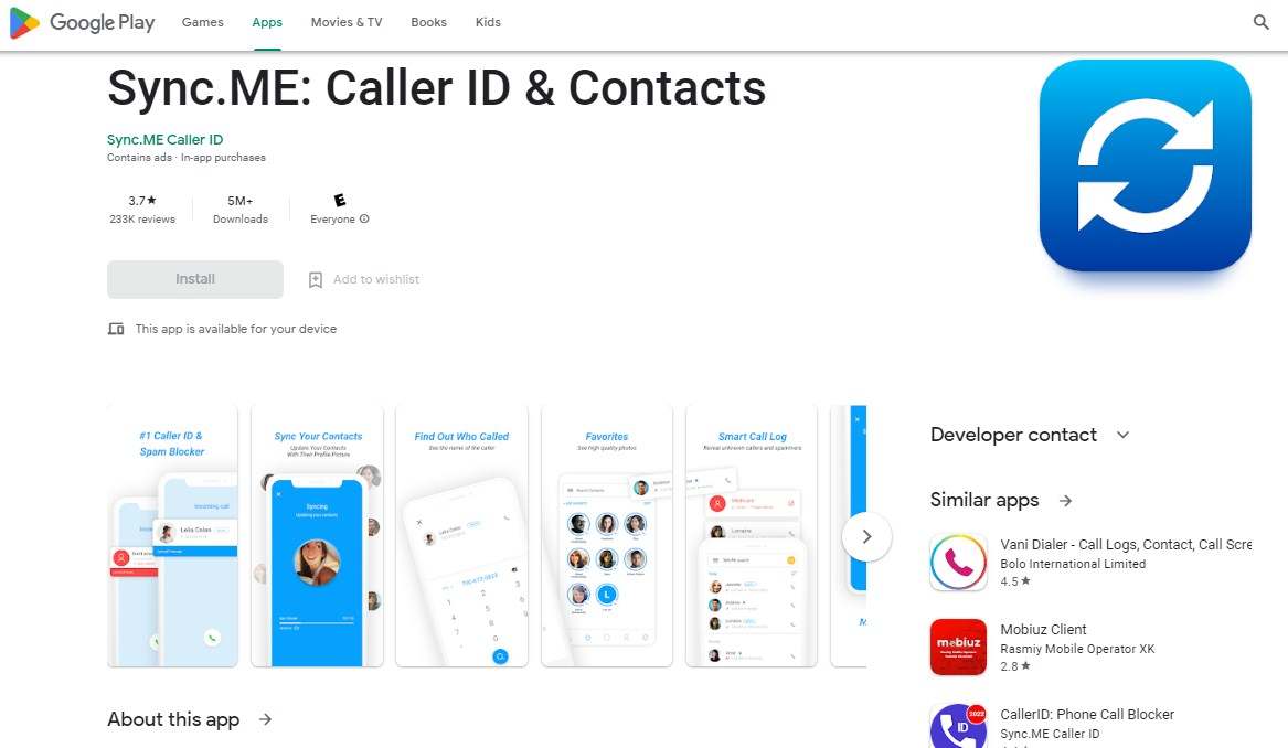 Sync.ME Caller ID & Contacts