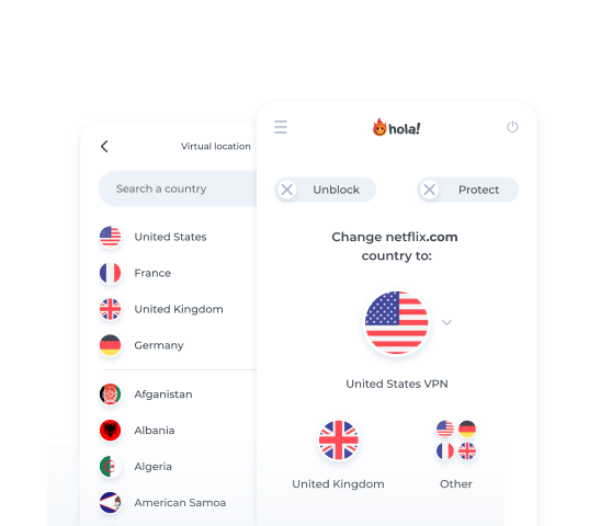 Unduh Aplikasi Hola VPN - Lokasi
