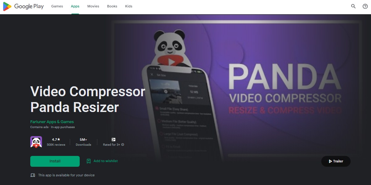 Video Compressor Panda Resizer