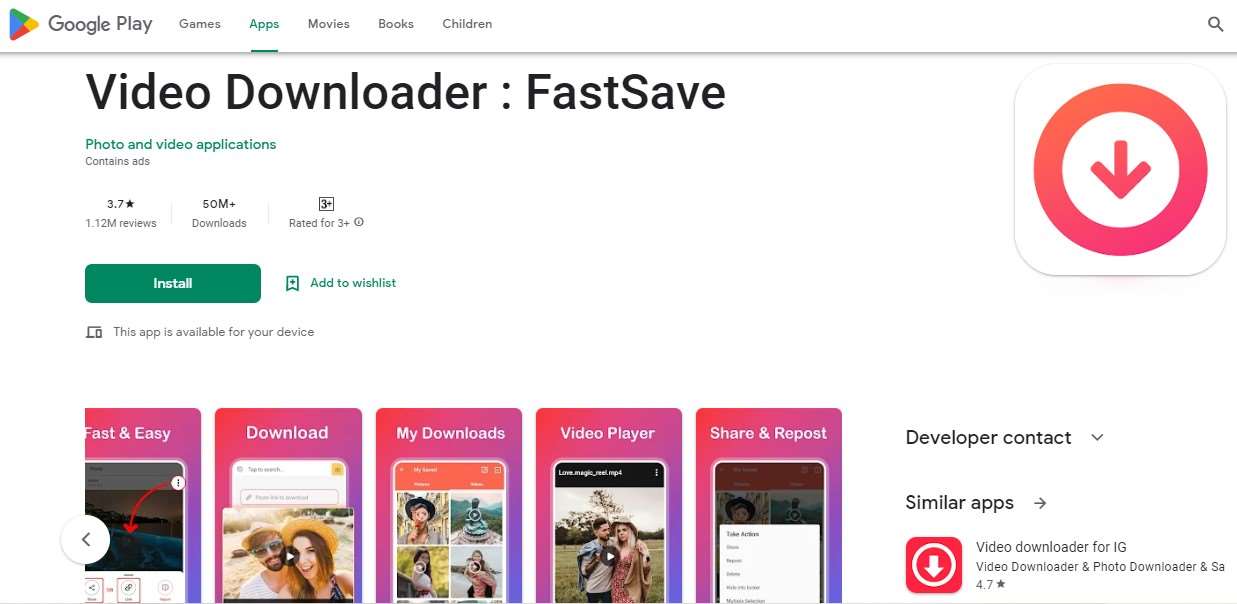 Video Downloader FastSave