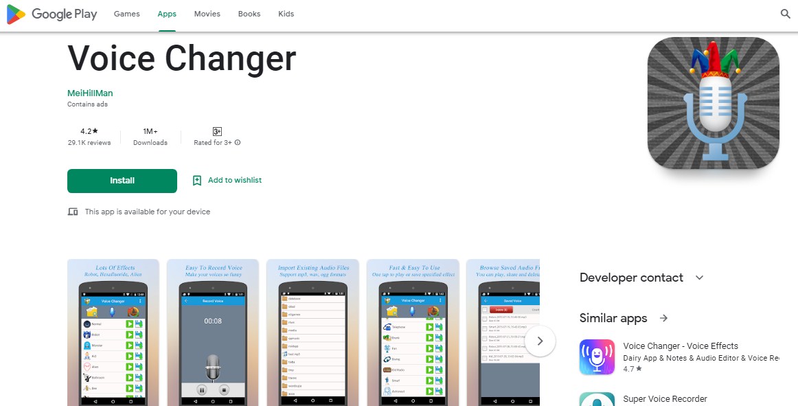 Voice Changer Android