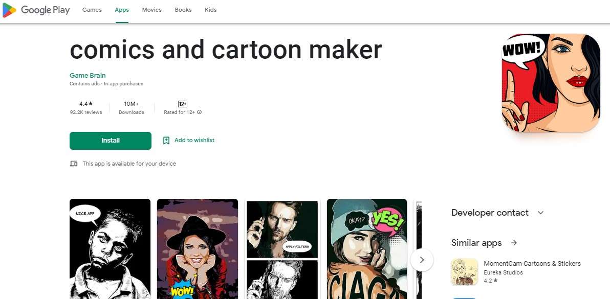 comics and cartoon maker