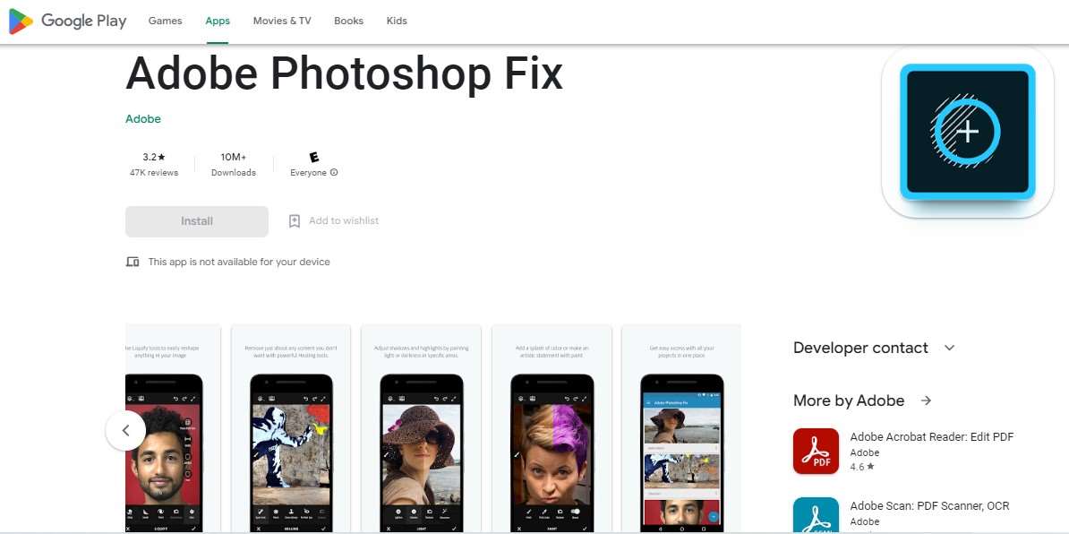 Adobe Photoshop Fix