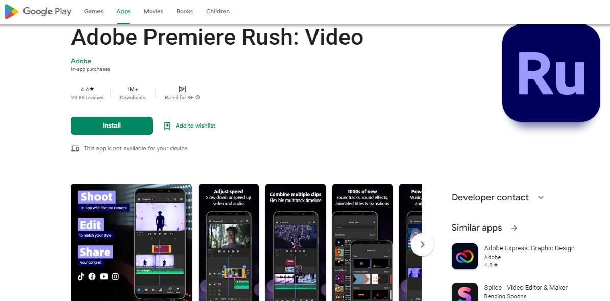 Adobe Premiere Rush