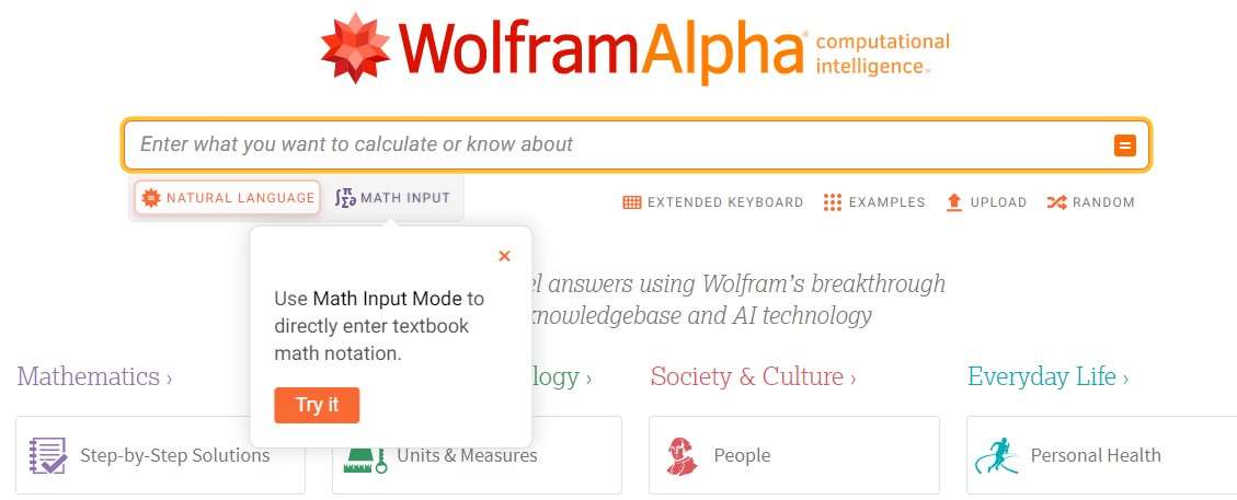 Aplikasi Jawaban Matematika Wolfram Alpha