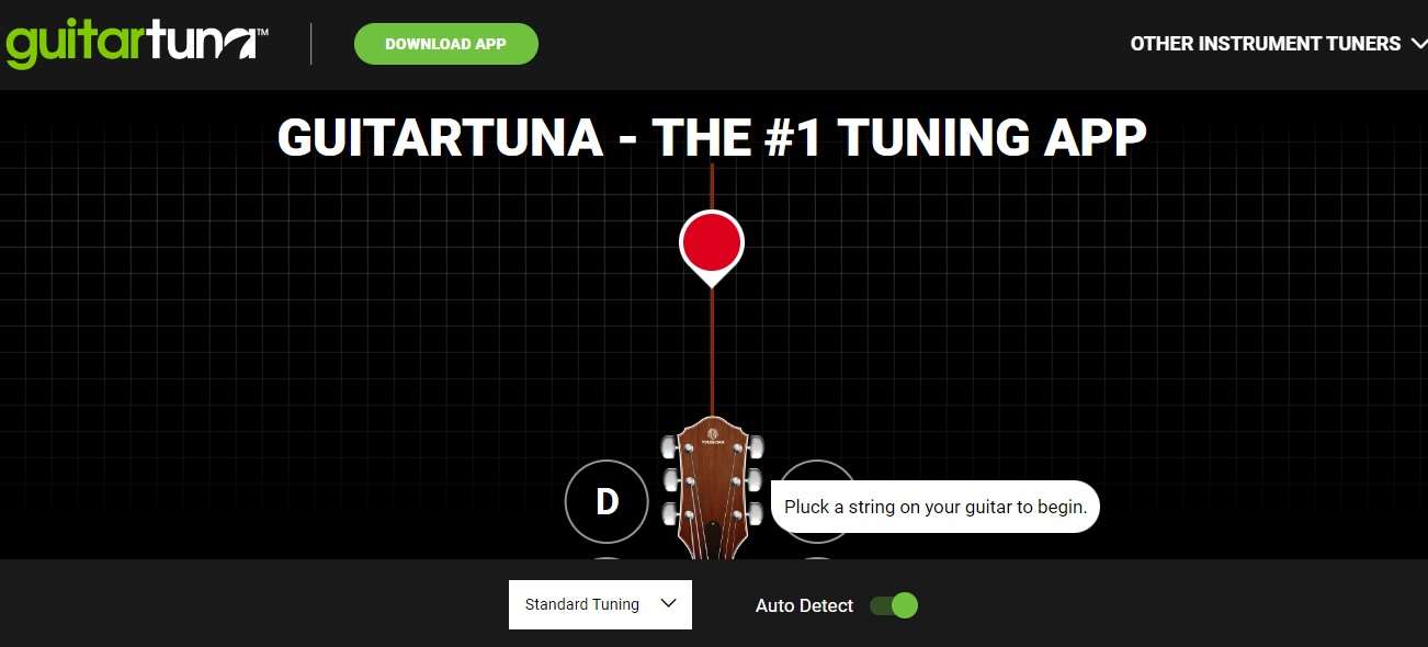 Aplikasi Kunci Gitar Guitar Tuna