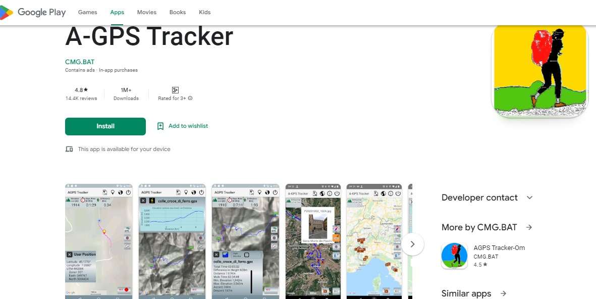 Aplikasi Lacak Lokasi A-GPS Tracker