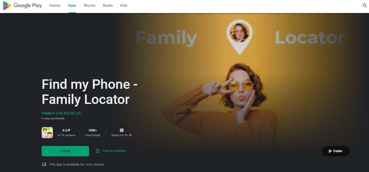 Aplikasi Lacak Lokasi Find my Phone - Family Locator