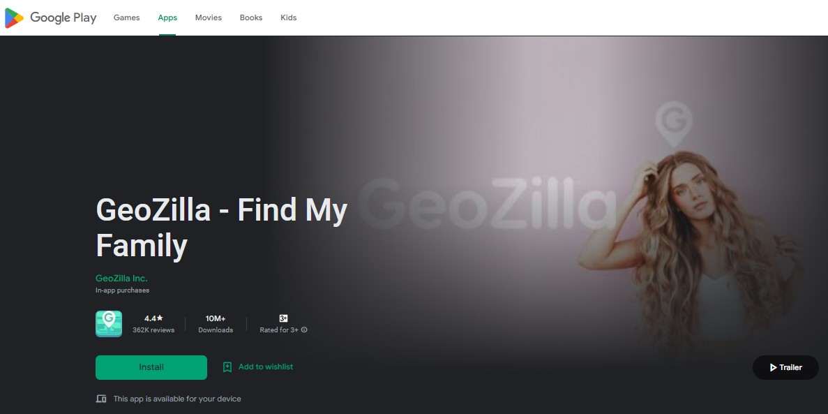 Aplikasi Lacak Lokasi GeoZilla - Find My Family