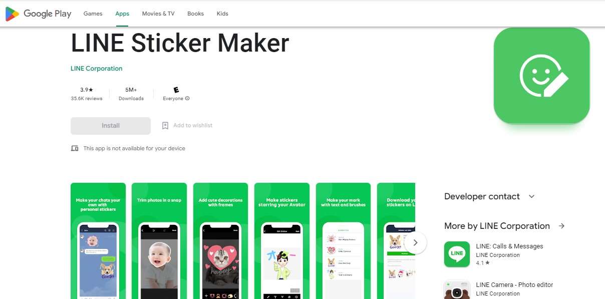 Aplikasi Pembuat Stiker LINE Sticker Maker