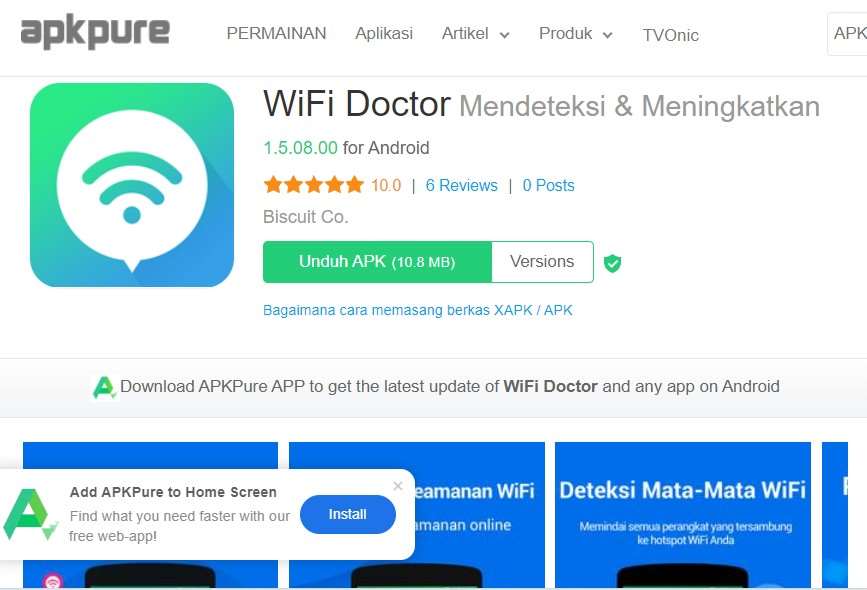 Aplikasi Penguat Sinyal Wifi Wifi Doctor