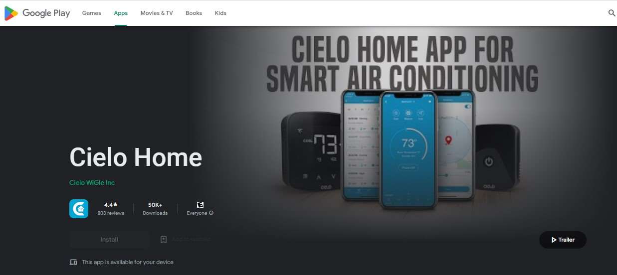 Aplikasi Remote AC Cielo Home