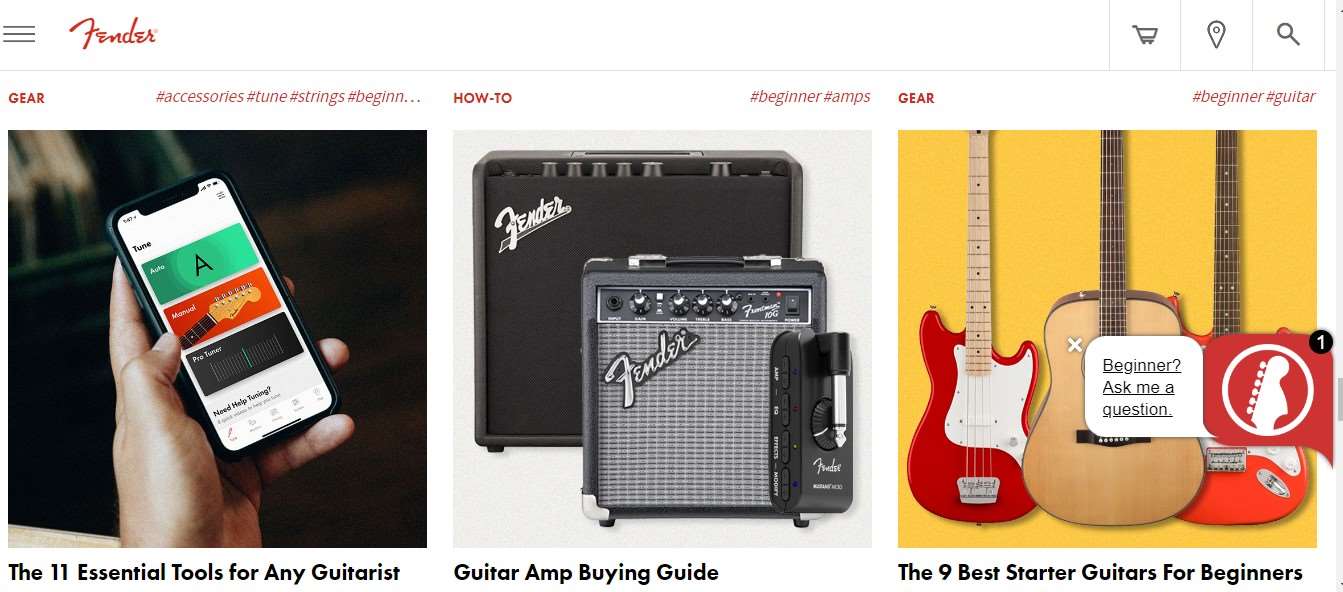 Aplikasi Setelan Gitar Fender Guitar Tuner