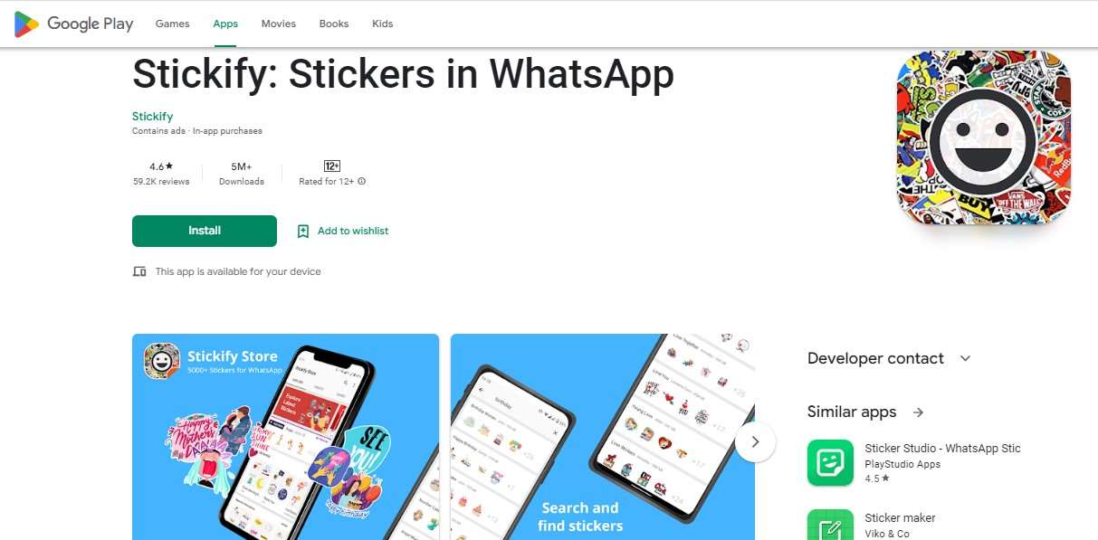 Cara Download Stiker WA Lucu Tanpa Aplikasi Stickify Stickers in WhatsApp