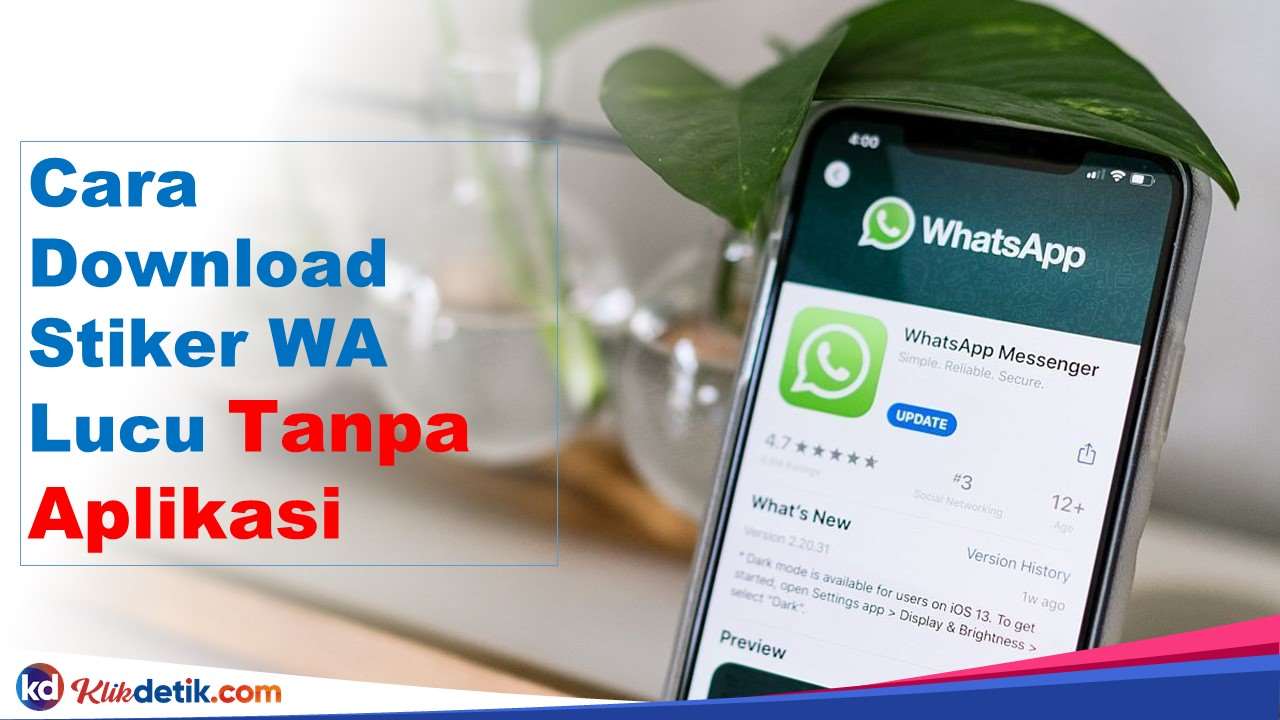 Cara Download Stiker WA Lucu Tanpa Aplikasi