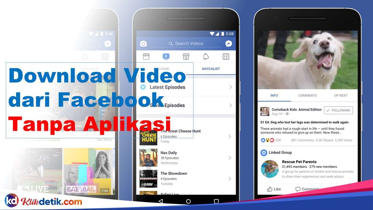 Download Video dari Facebook Tanpa Aplikasi