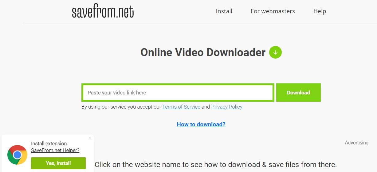 Download Video di Youtube Tanpa Aplikasi SaveFrom.net