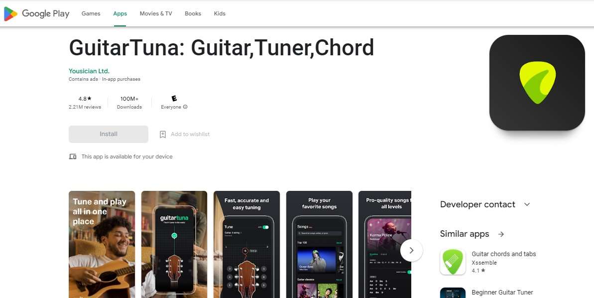 GuitarTuna Android