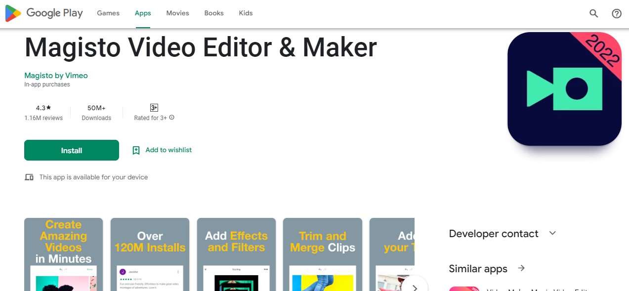 Magisto Video Editor