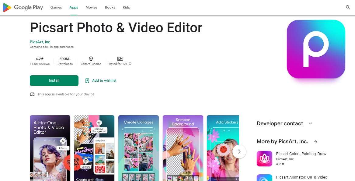 Picsart Photo & Video Editor