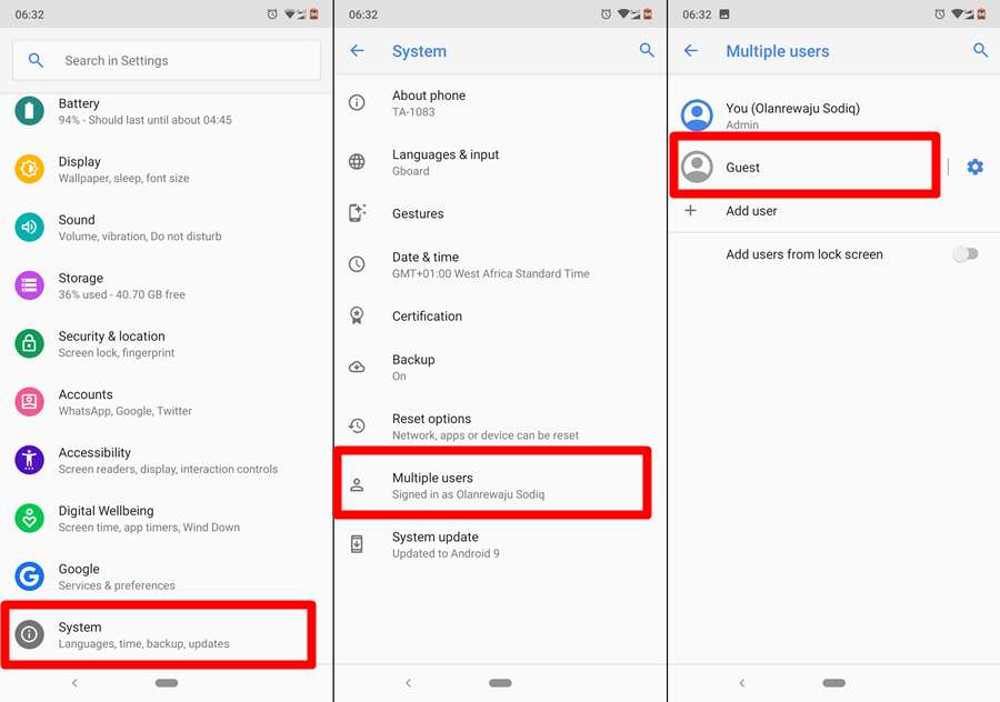 Settings Cara Menggandakan Aplikasi